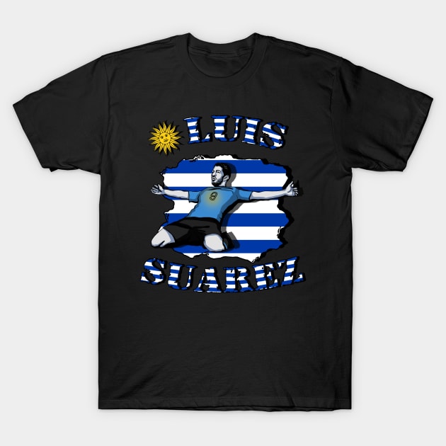 Luis Suarez T-Shirt by HelenaCooper